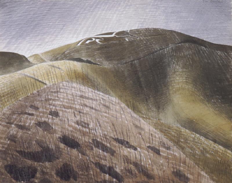 Eric Ravilious The Vale of the White Horse China oil painting art